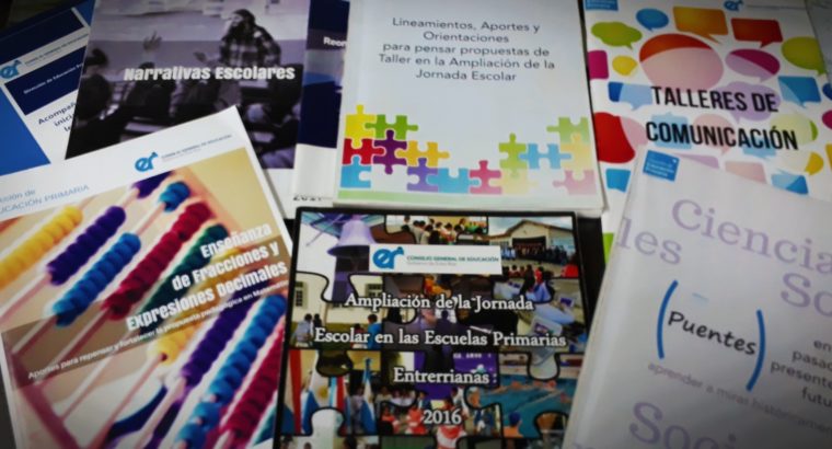 Materiales pedagógicos para acompañar y fortalecer a los docentes de la provincia