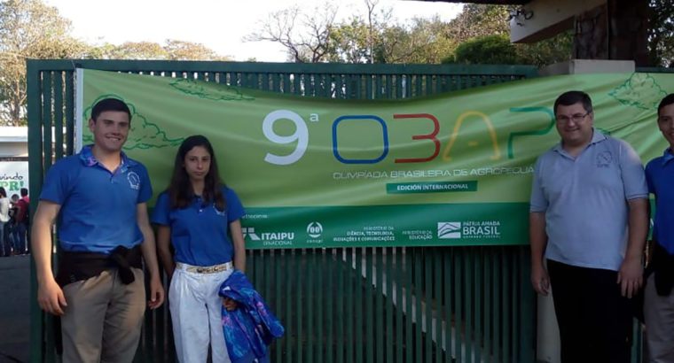 Estudiantes representaron a Entre Ríos en las 9 Olimpiada Brasilera Agropecuaria