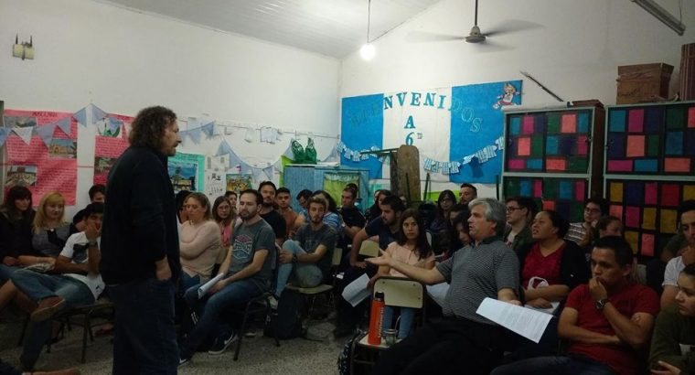 Se realizó un taller sobre Construcción de la Memoria colectiva en la escuela en Puiggari