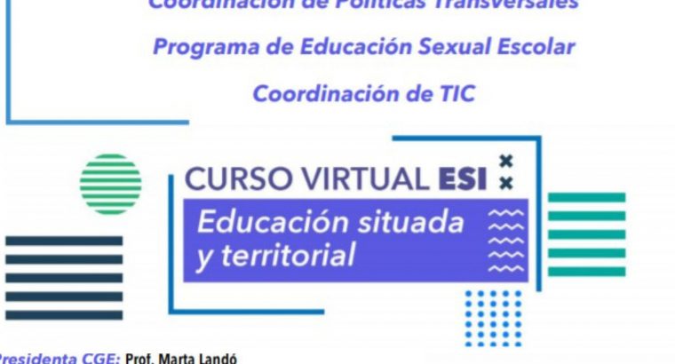 El CGE lanza un curso virtual de Educación Sexual Integral