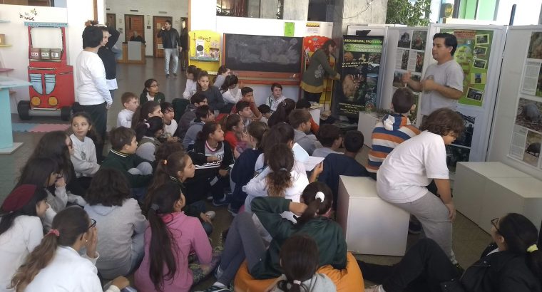 Estudiantes participaron de una charla sobre el parque escolar rural Enrique Berduc en el CGE