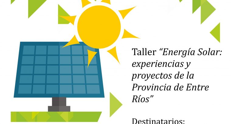 Taller “Energía Solar: experiencias y proyectos”