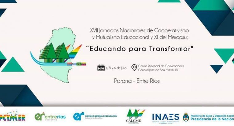 Lanzamiento de las XVII Jornadas Nacionales de Cooperativismo y Mutualismo Educacional y XI del Mercosur.