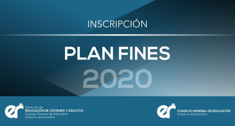 Inscripción al Plan FinEs 2020