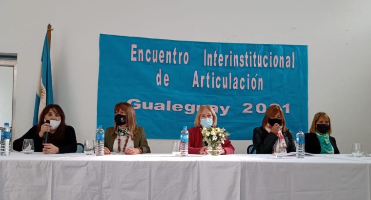 Encuentro interinstitucional de articulación en Gualeguay