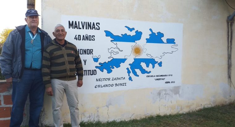 Echagüe: Escuela N°10 de realizó un sentido homenaje a excombatientes de Malvinas