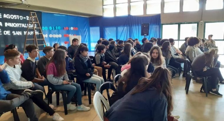 Rosario del Tala | Continúan las charlas de educación sexual a estudiantes de nivel secundario