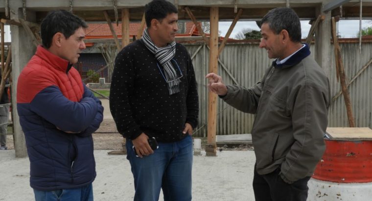 Mansilla | El director departamental visitó escuelas, se reunió con el intendente y recorrió obra en construcción