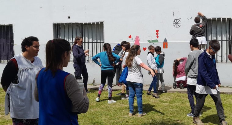 Mansilla | El director departamental visitó escuelas, recorrió obra y participó de actividad por el mes de la Inclusión