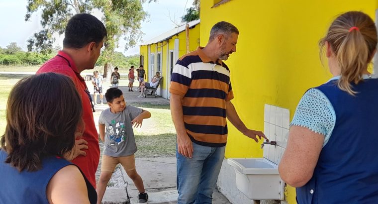 Rosario del Tala | Darán solución definitiva al problema de abastecimiento de agua en la escuela 50 y secundaria 9