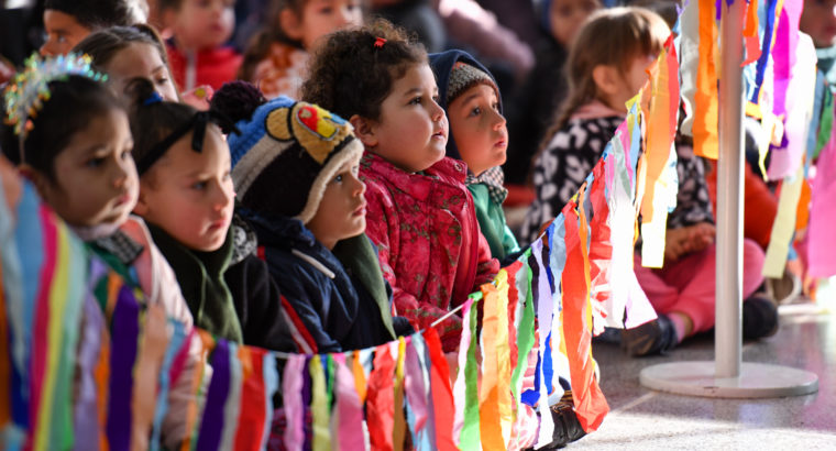 Escuelas barriales se unen para celebrar el Día del Jardín de Infantes