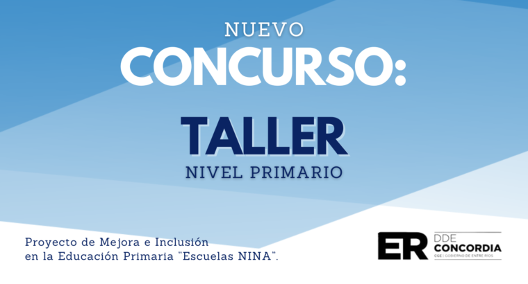 Escuela NINA N°54 “Juan Blasco” – Talleres Ciclo Lectivo 2025