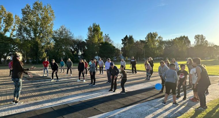 Alumnos de Crespo vivieron una jornada deportiva