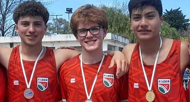 Estudiantes entrerrianos clasificaron para el torneo iberoamericano de atletismo U18 en Paraguay