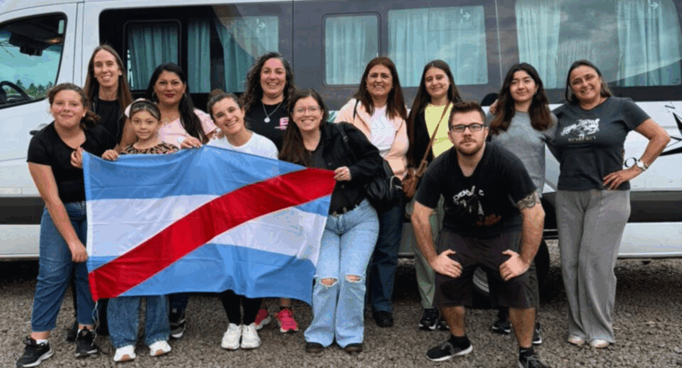 Estudiantes entrerrianos en la fase artística de la Feria Nacional de Educación